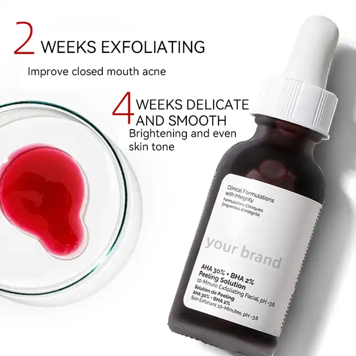 AHA BHA Peeling Solution for Anti-acne Exfoliating